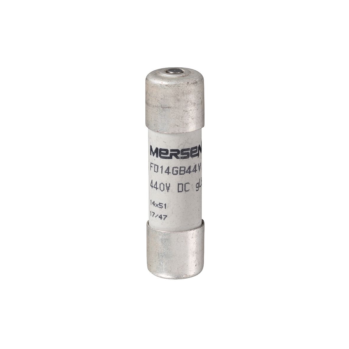 J075724 - Cylindrical fuse-link GRB 440VDC 14x51, 25A with striker